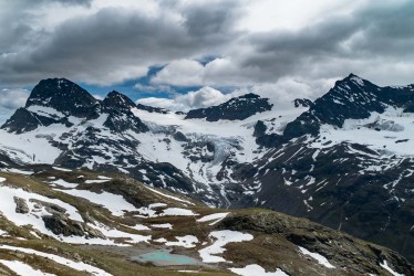 Piz Buin mit Ochsentaler Gletscher (Österreich)