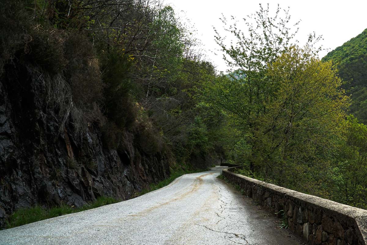 Straße nach Cicogna im Val Grande