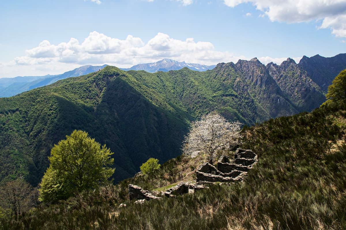 Weg zur Alpe Pra im Val Grande