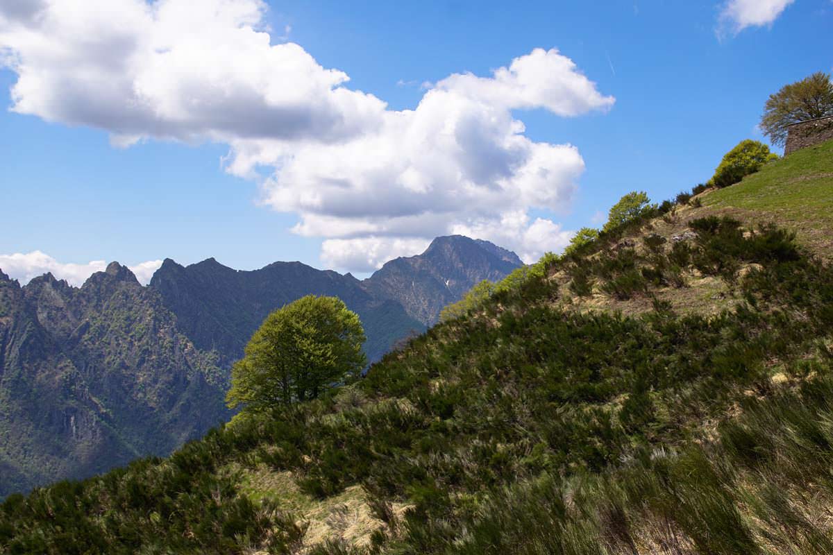 Weg zur Alpe Pra im Val Grande