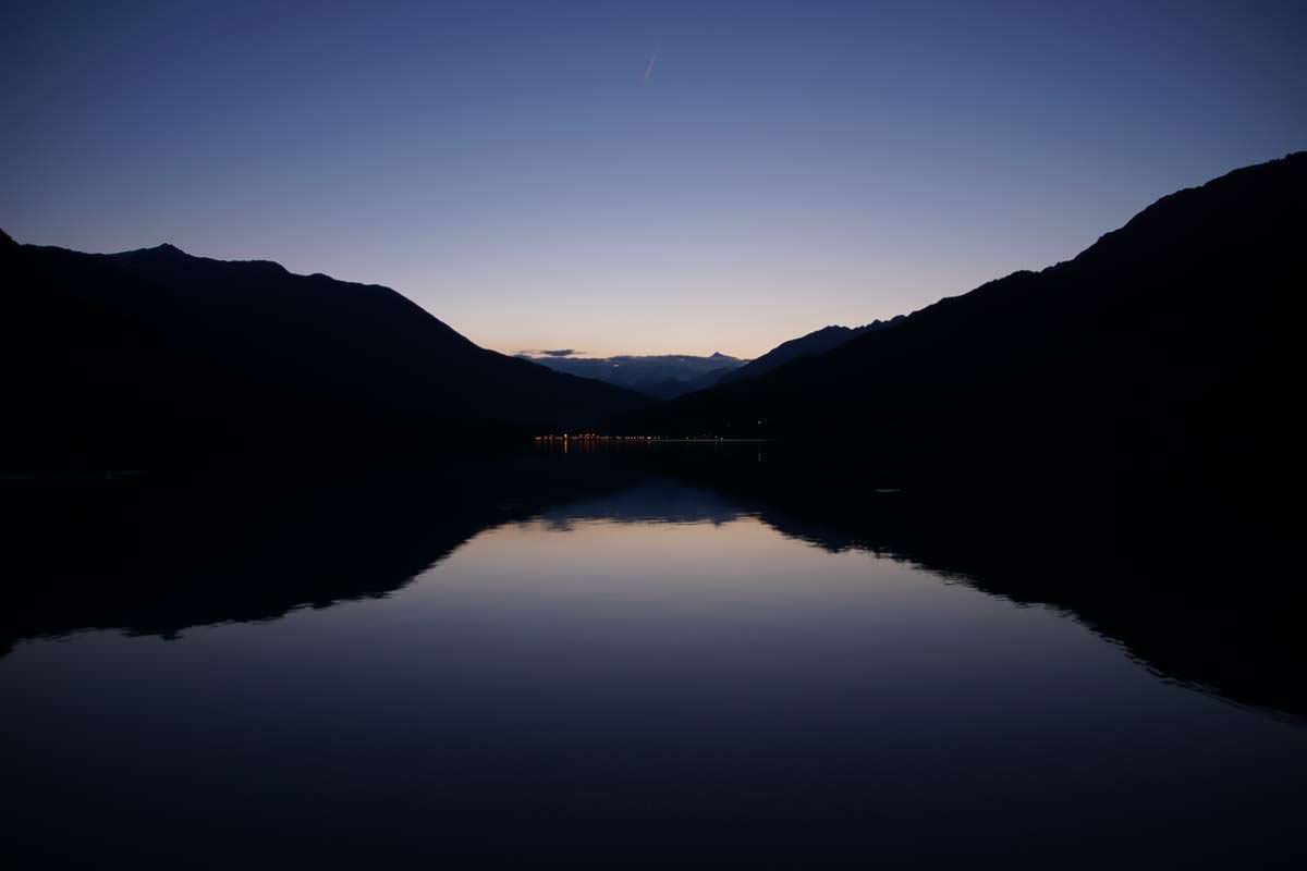 Lago di Mergozzo bei Nacht