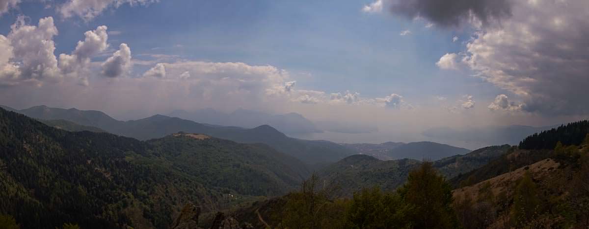 Panoramablick oberhalb der Capella Porta