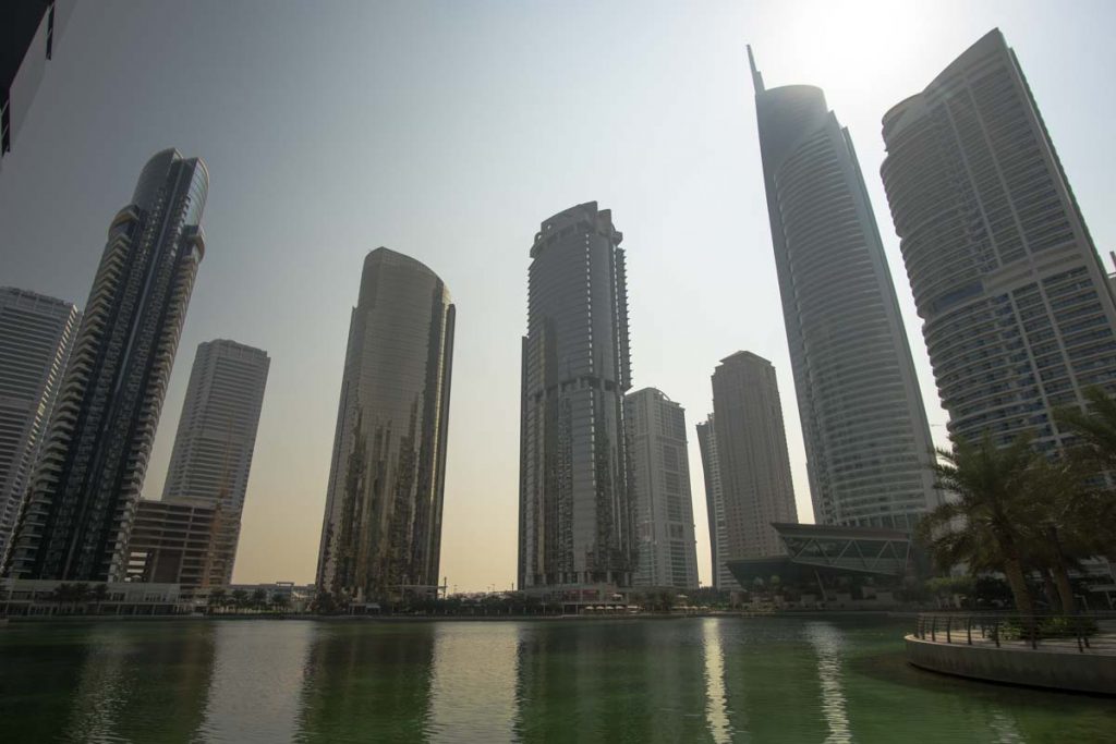 Skyline der Jumeirah Lakes Towers