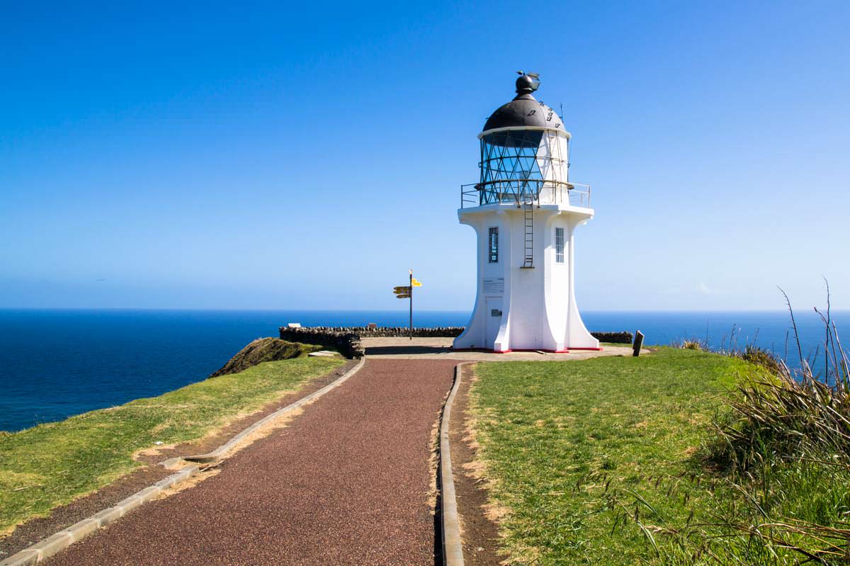 Leuchtturm am Cape Reinga in Neuseeland