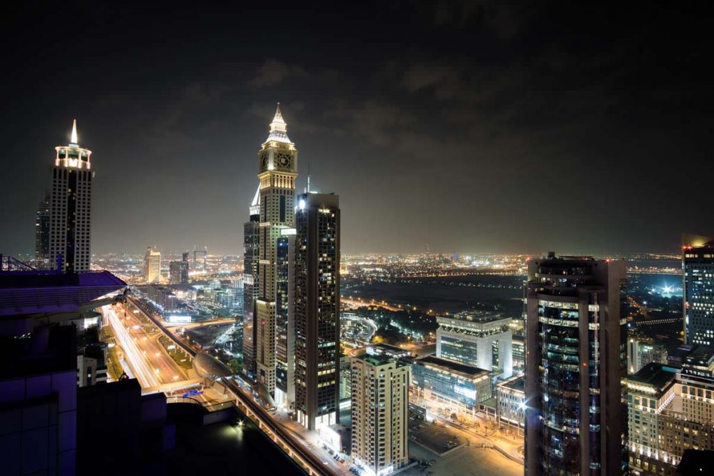 Ausblick von der Level 43 Skybar in Dubai