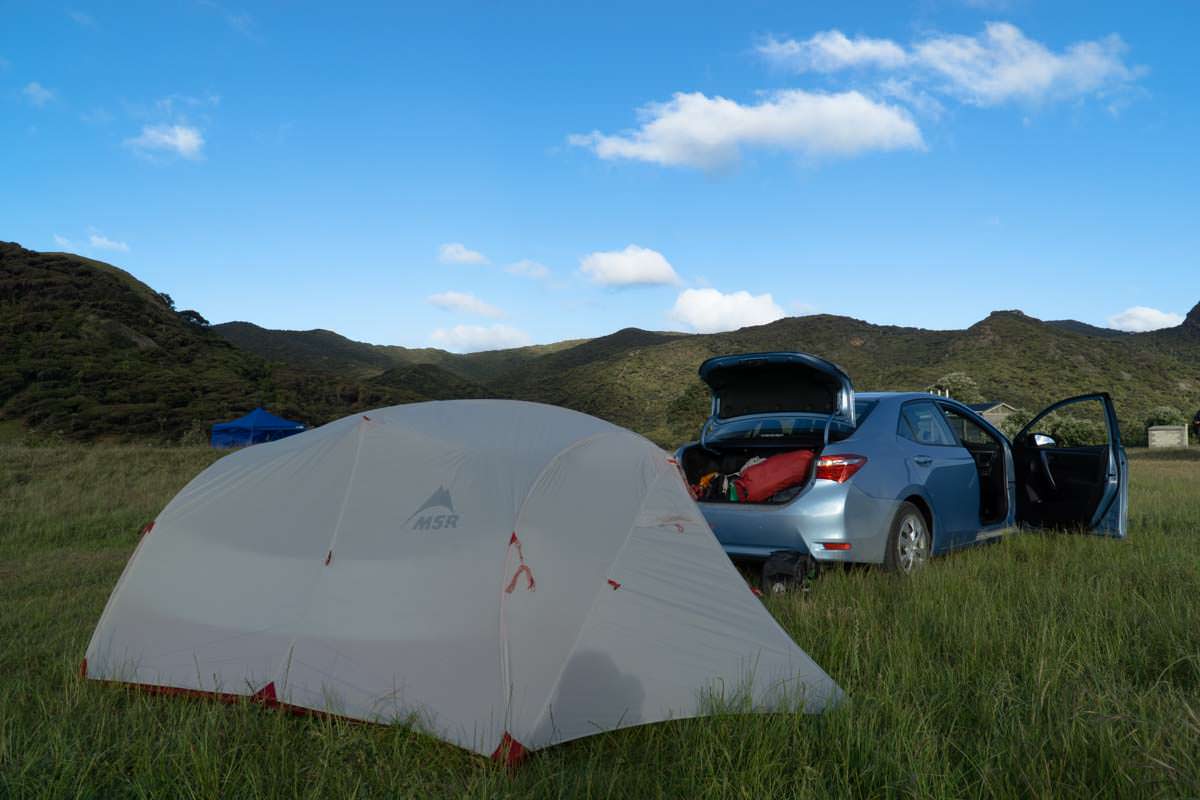 Spirits Bay Campsite in Northland, Neuseeland