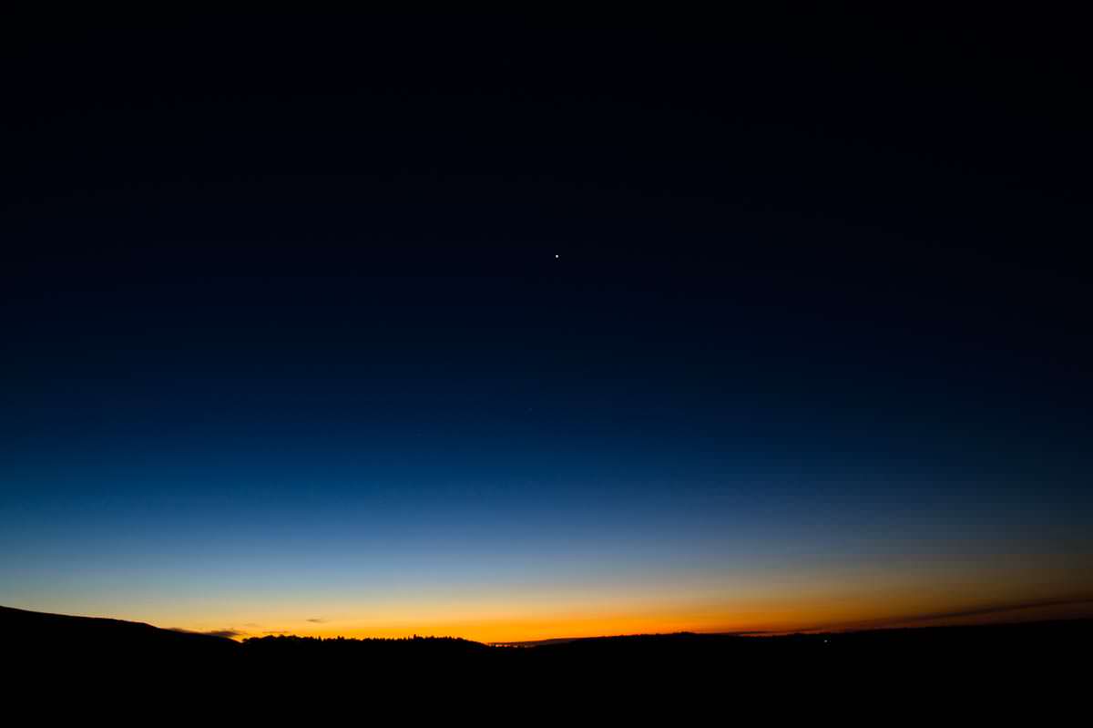 Sonnenuntergang im Tongariro Nationalpark in Neuseeland