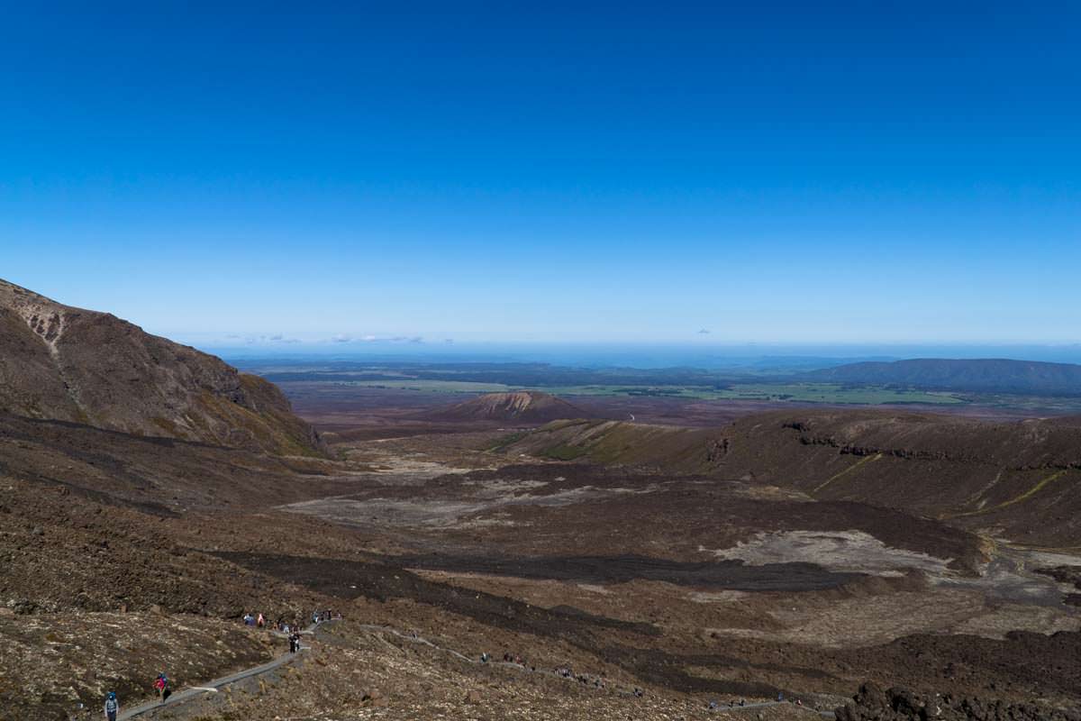 Mangatepopo Valley im Tongariro Nationalpark in Neuseeland