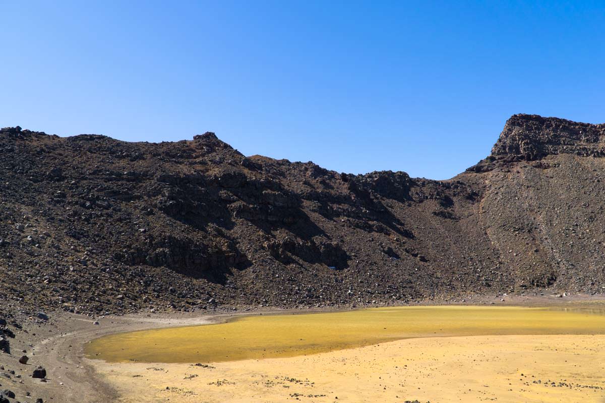 South Crater im Tongariro Nationalpark in Neuseeland