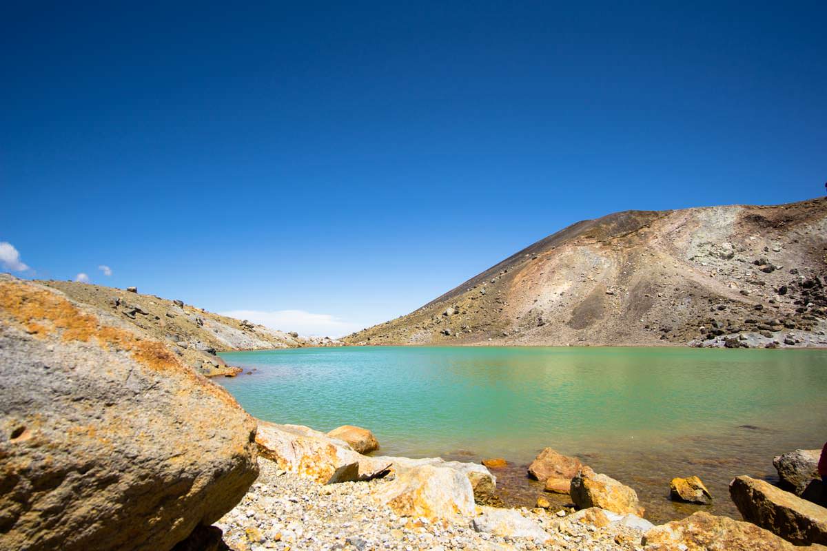 Emerald Lakes im Tongariro Nationalpark in Neuseeland