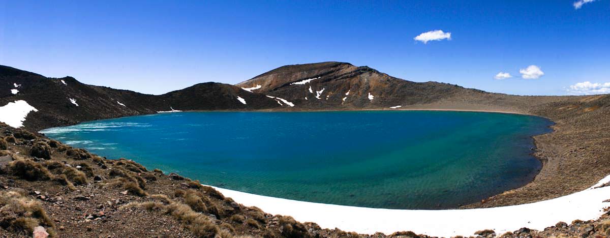 Blue Lake im Tongariro Nationalpark in Neuseeland