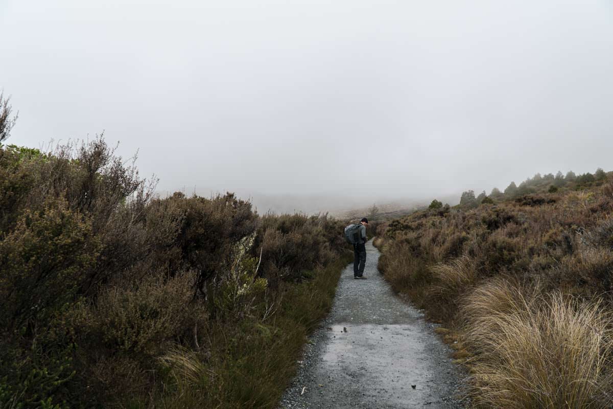 Taranaki Falls Track im Tongariro Nationalpark in Neuseeland