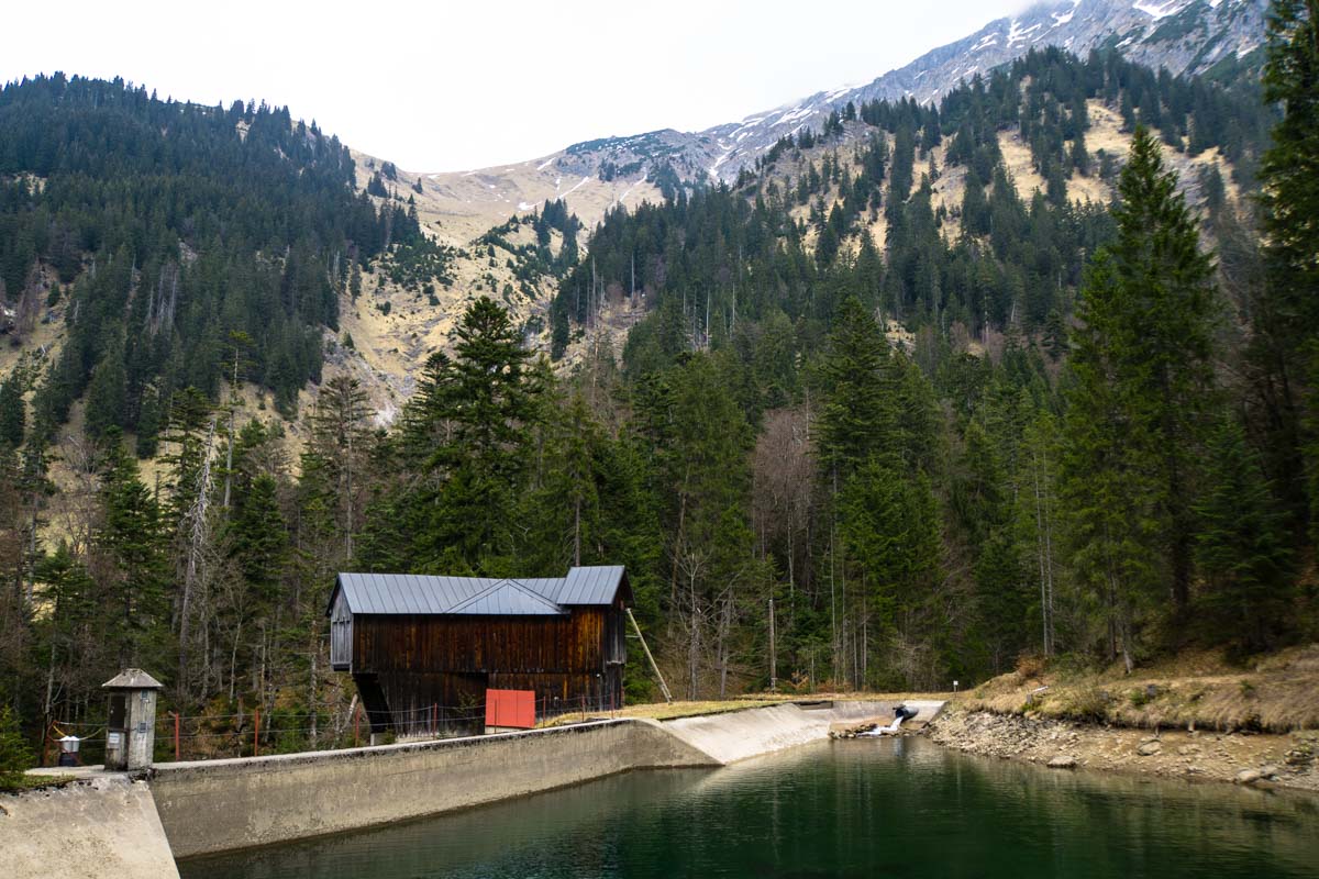 Ministausee auf dem Weg zum Schrecksee