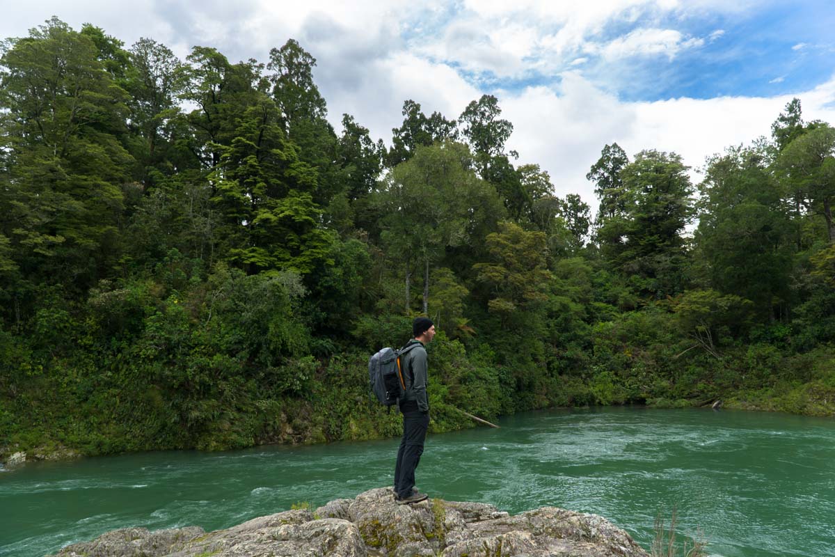 Pelorus River im Pelorus Bridge Scenic Reserve in Neuseeland