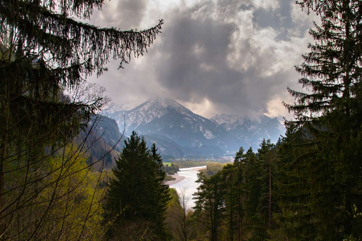 Aussicht über Lech und Ziegelwies