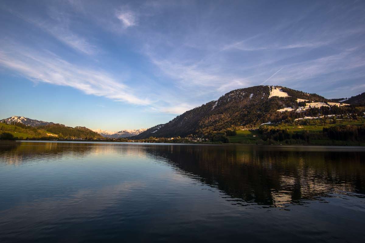 Der große Alpsee in Immenstadt