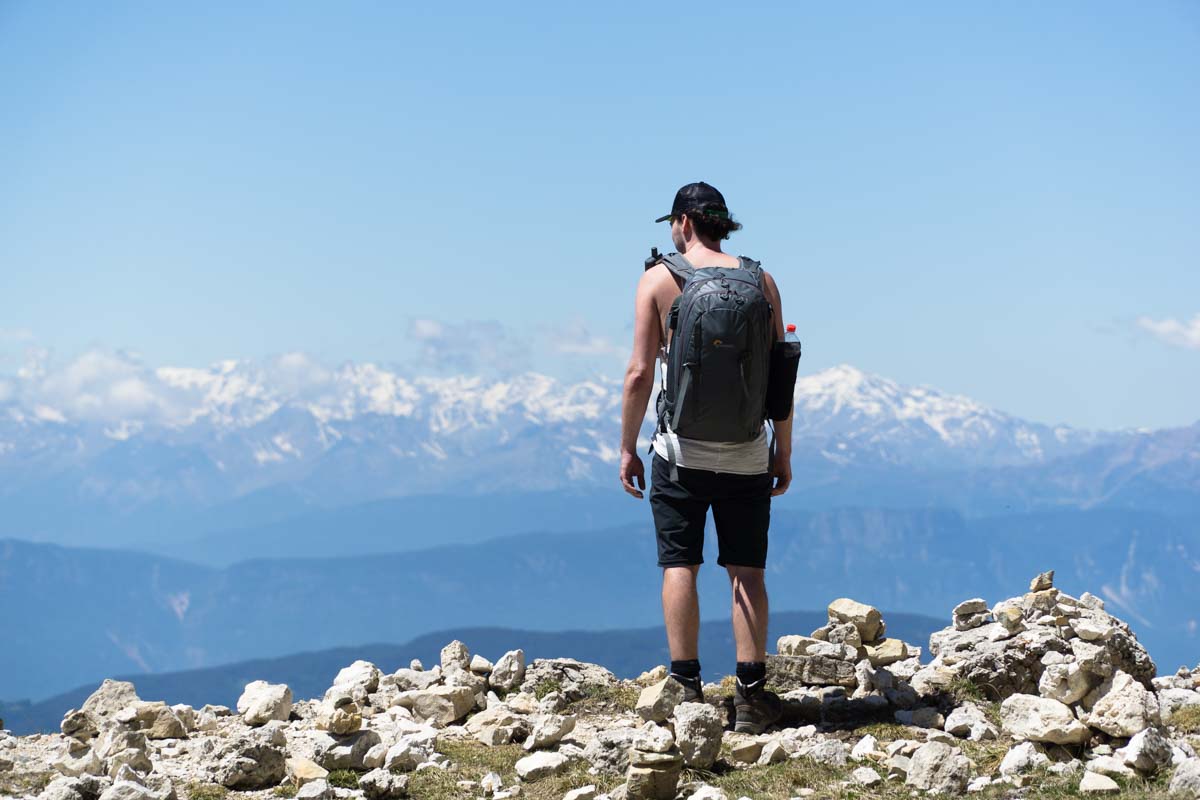 Fernsicht in den Dolomiten, Rosengarten