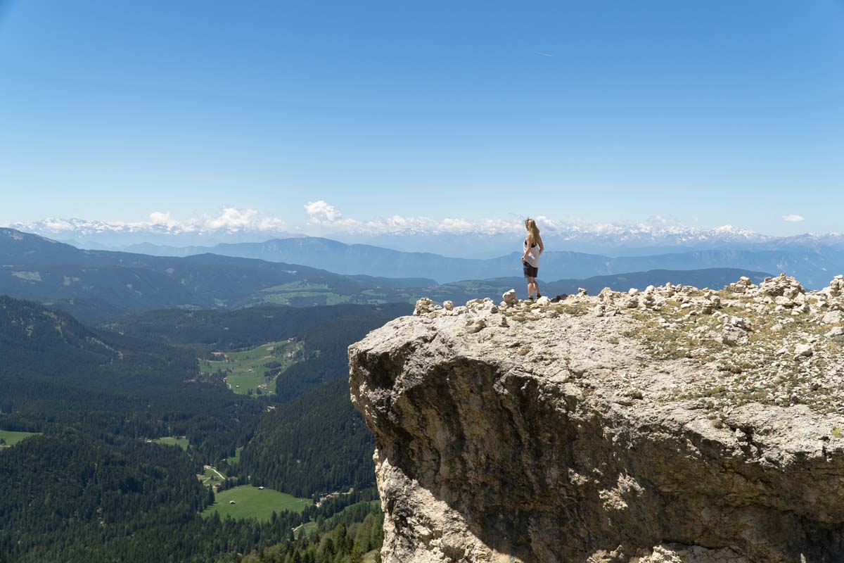 Fernsicht in den Dolomiten, Rosengarten