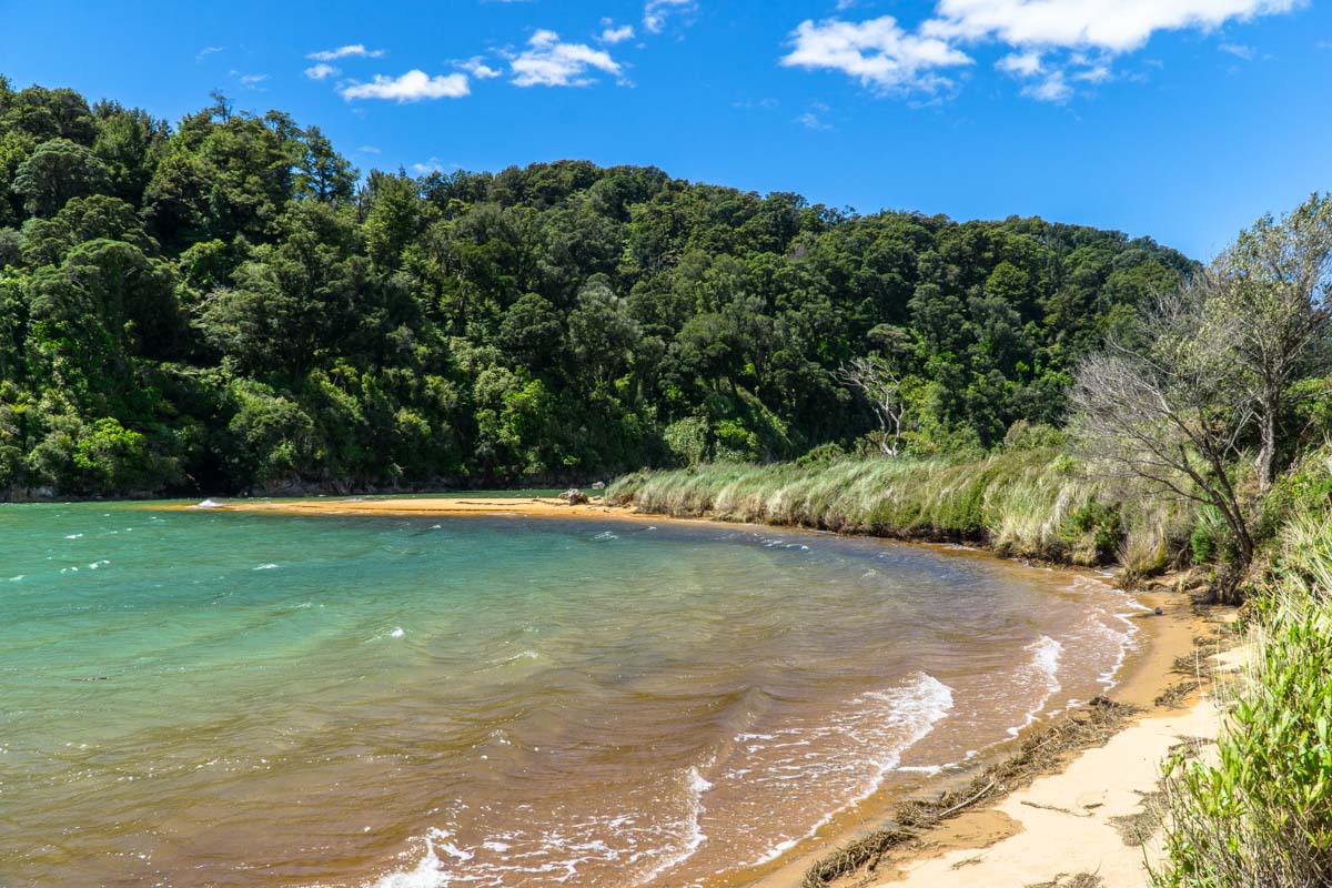 Lagune im Abel Tasman Nationalpark in Neuseeland