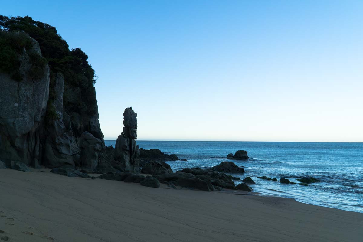 Strand im Abel Tasman Nationalpark in Neuseeland