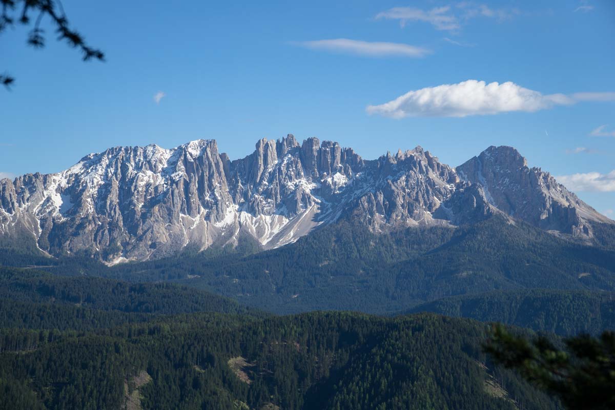 Der Rosengarten in den Dolomiten