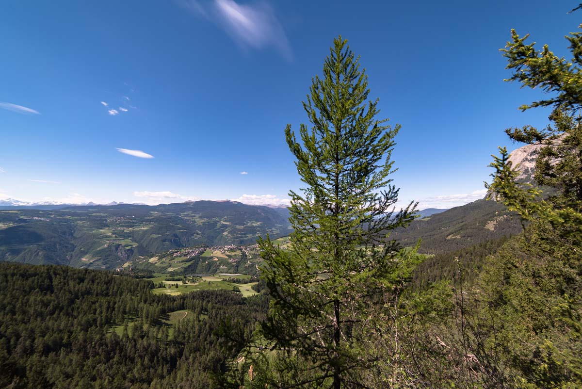 Blick auf Tschafonleger in den Dolomiten