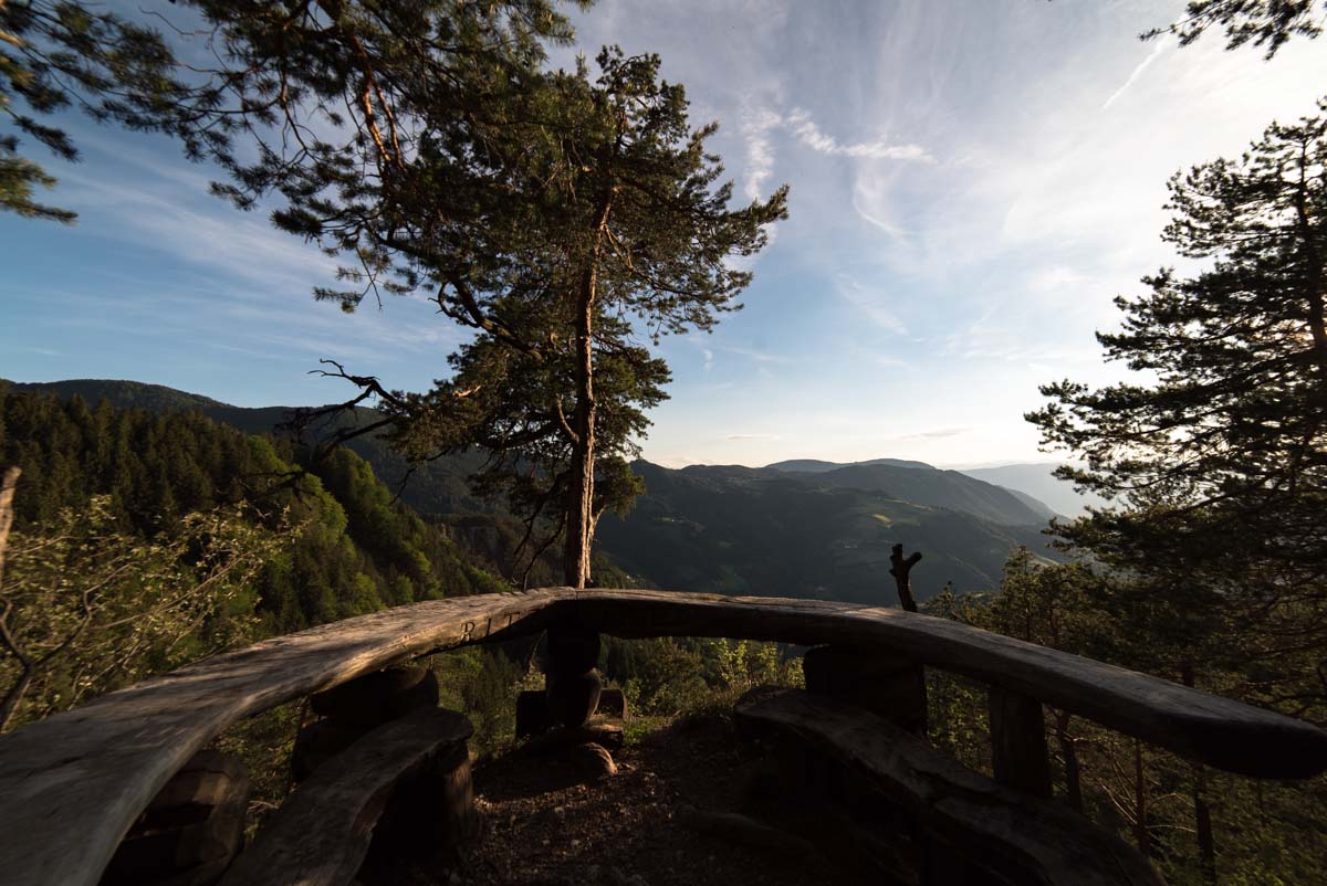 Picknickplatz am Tschafon in den Dolomiten