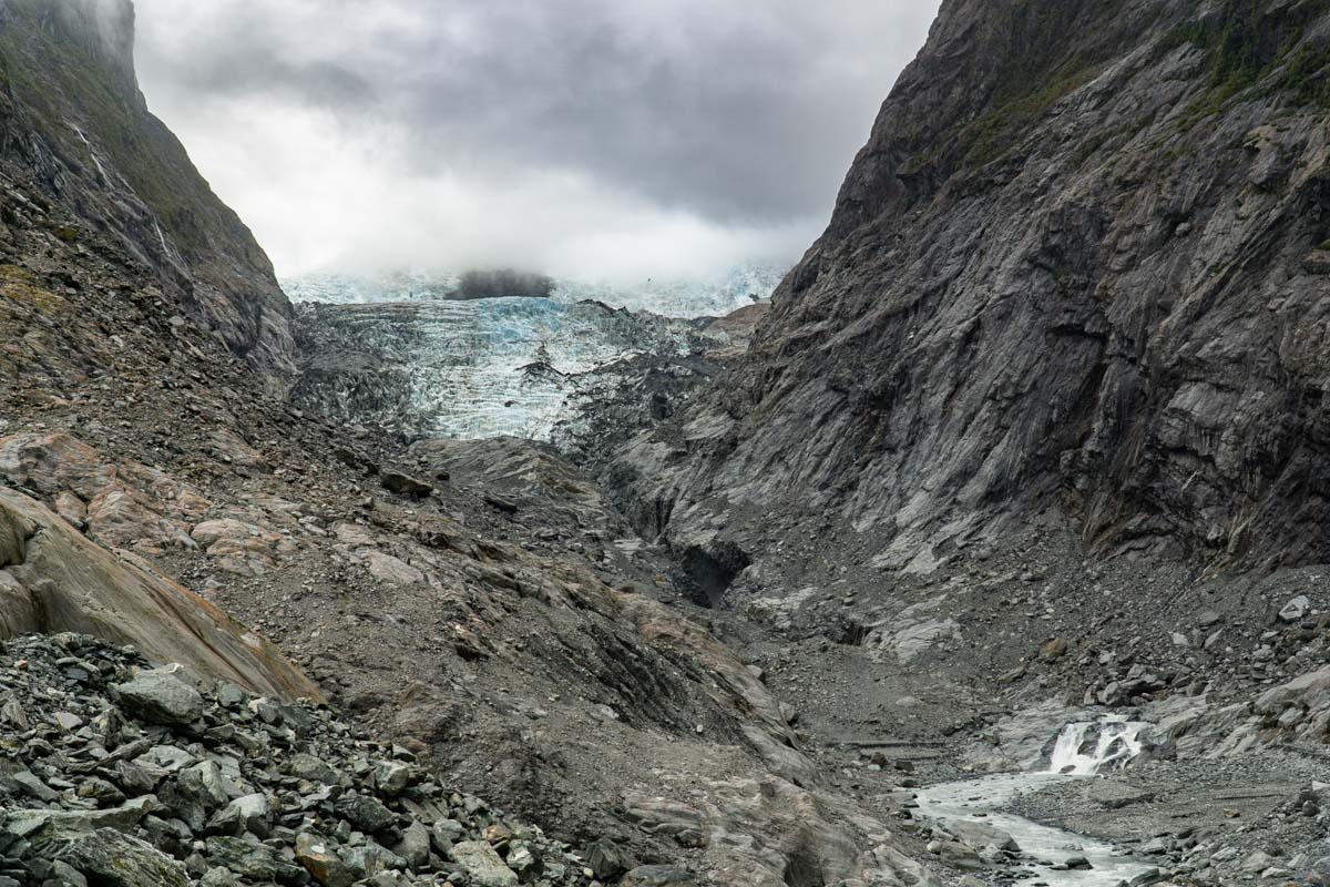 Der Franz-Josef-Gletscher in Neuseeland