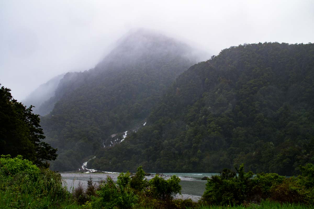 Hasst Pass Drive in Neuseeland