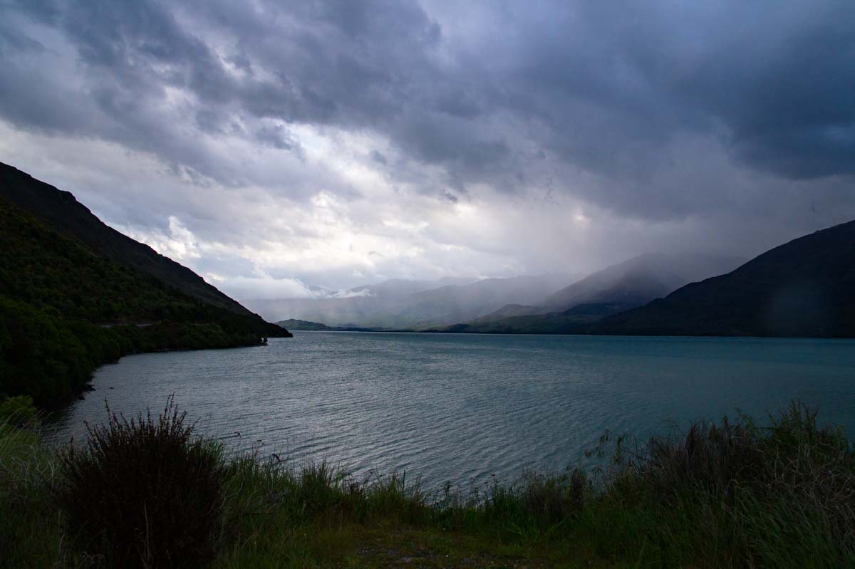 Lake Wanaka im Regen