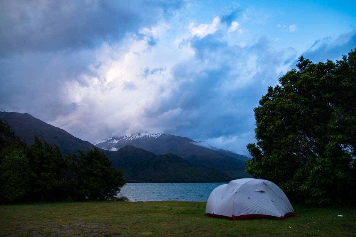 Boundary Creek Campsite am Lake Wanaka