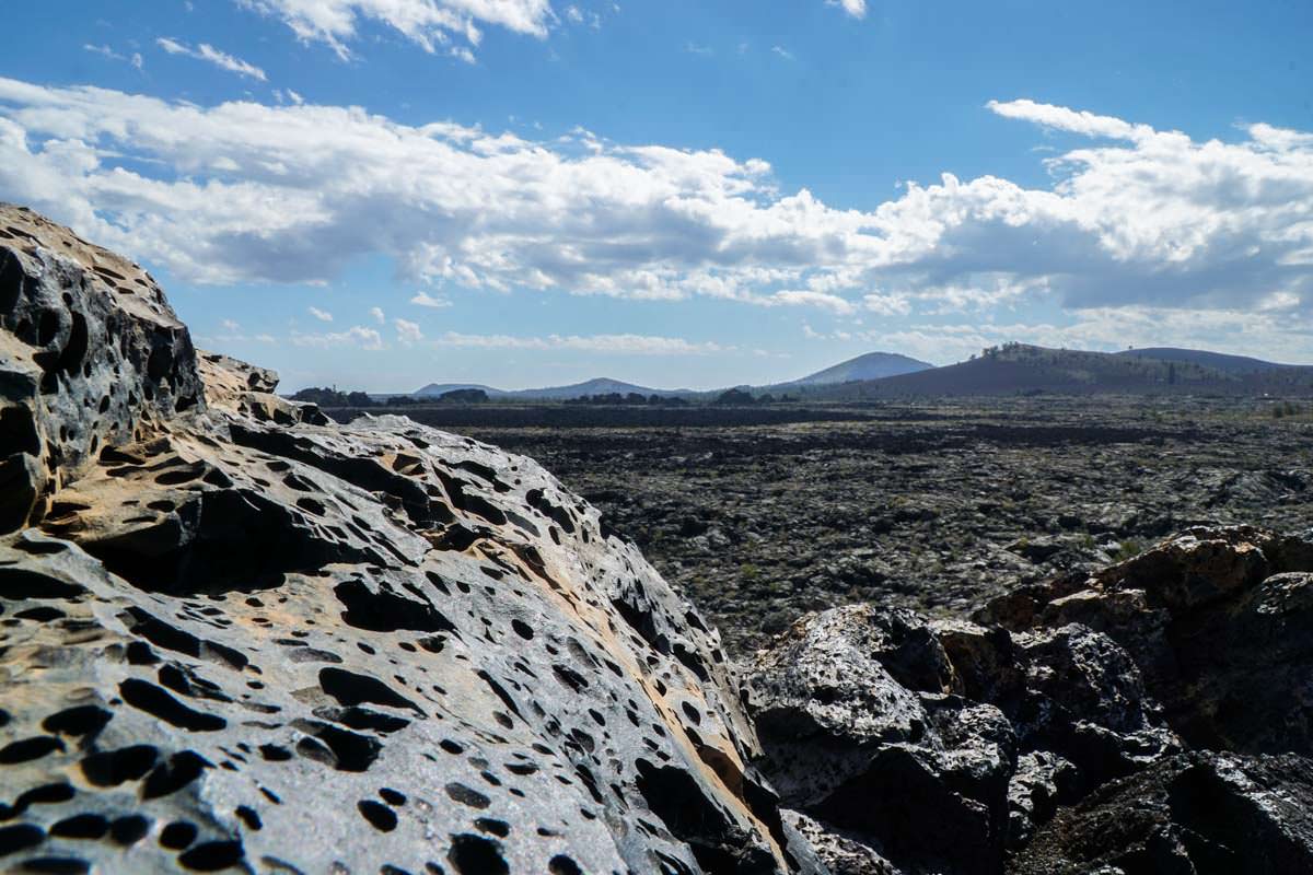 Lavagestein im Craters of the Moon NM