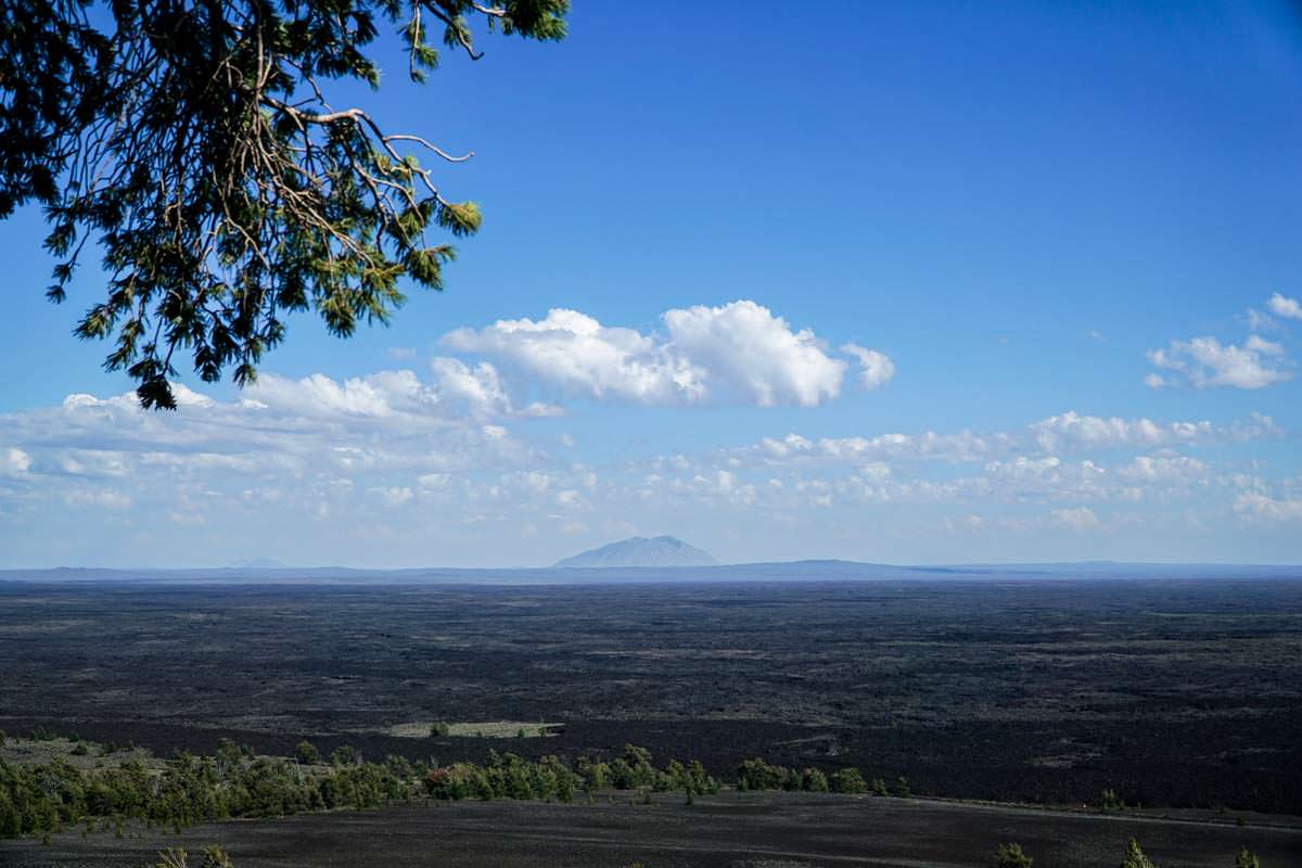 Aussicht vom Inferno Cone Gipfel des Craters of the Moon NM