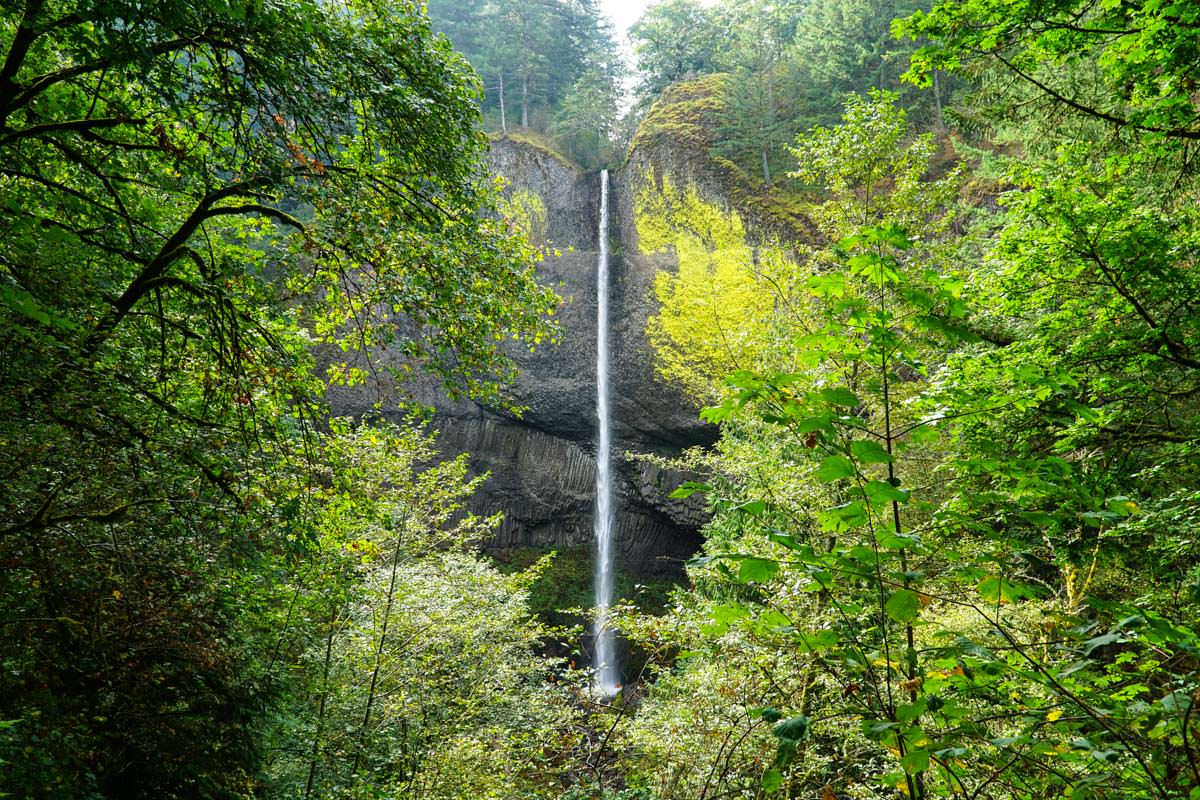 Wasserfall an Columbia River Gorge (Washington)