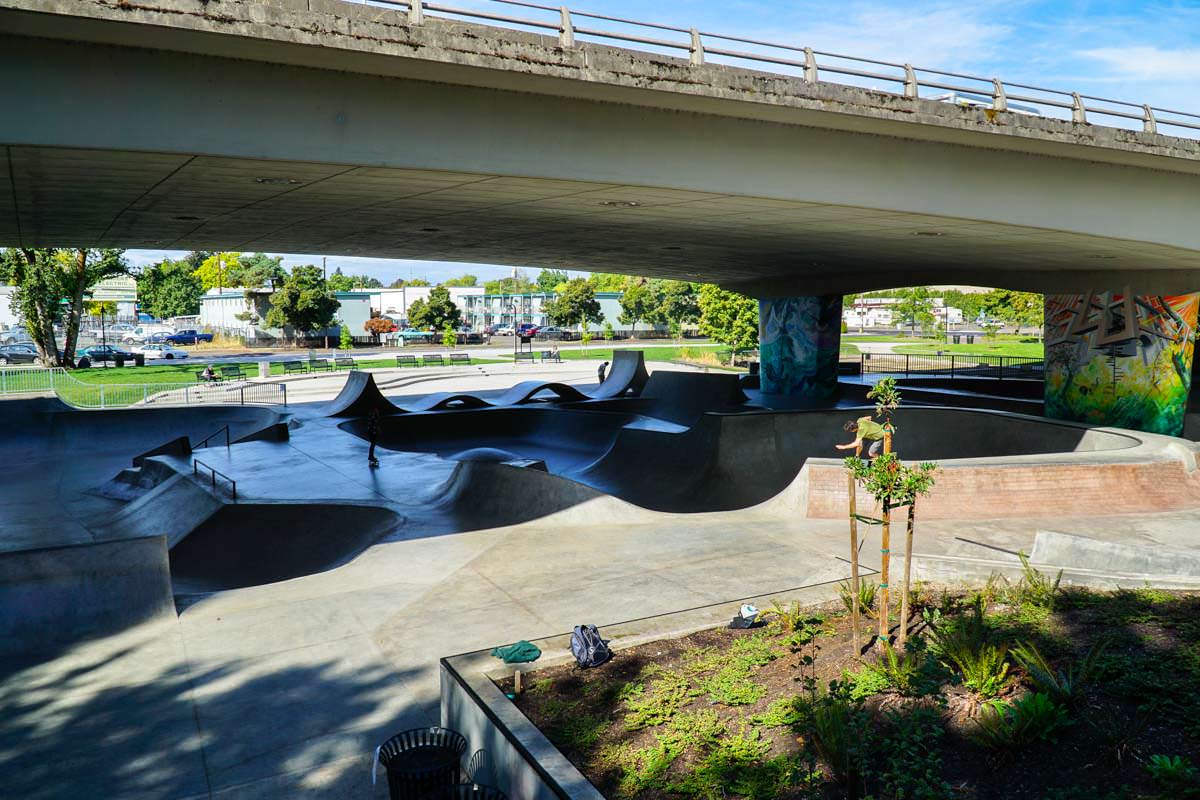 Skatepark in Eugene (Oregon Coast)