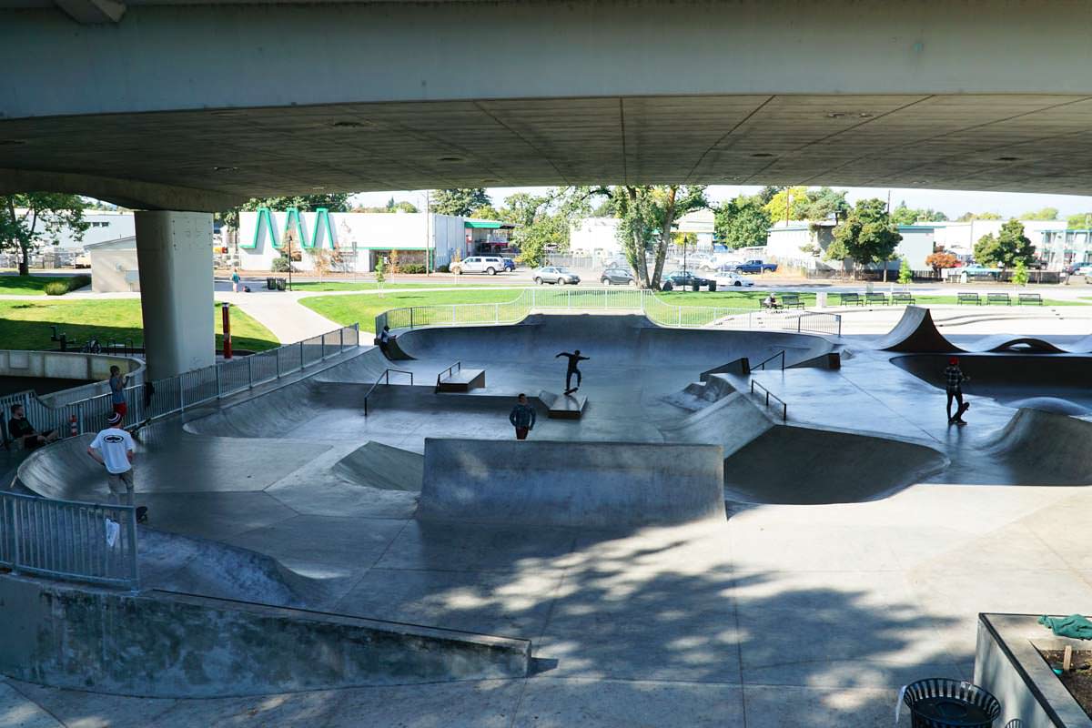 Skatepark in Eugene (Oregon Coast)