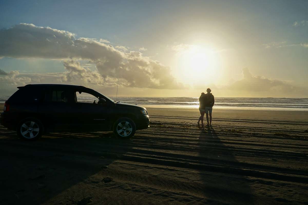 Autostrand von Long Beach (Washington)