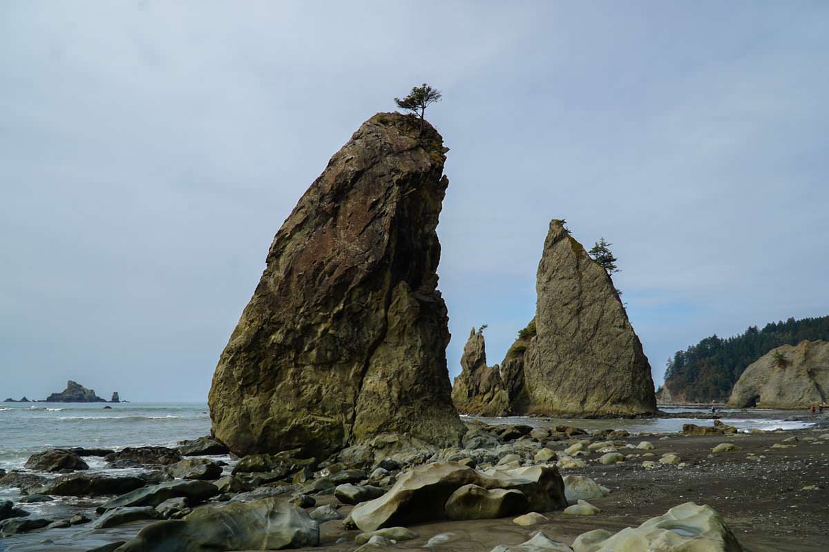 Hole-in-the-Wall am Rialto Beach im Olympic Nationalpark