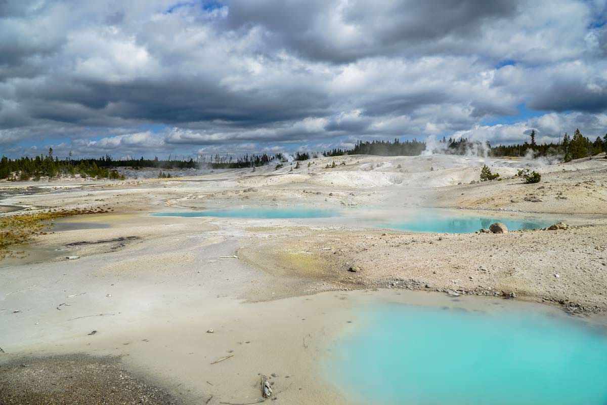 Porcelain Basin (Norris Geysir Basin im Yellowstone NP)