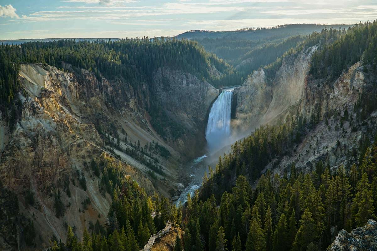 Grand View Point am North Rim vom Grand Canyon of the Yellowstone