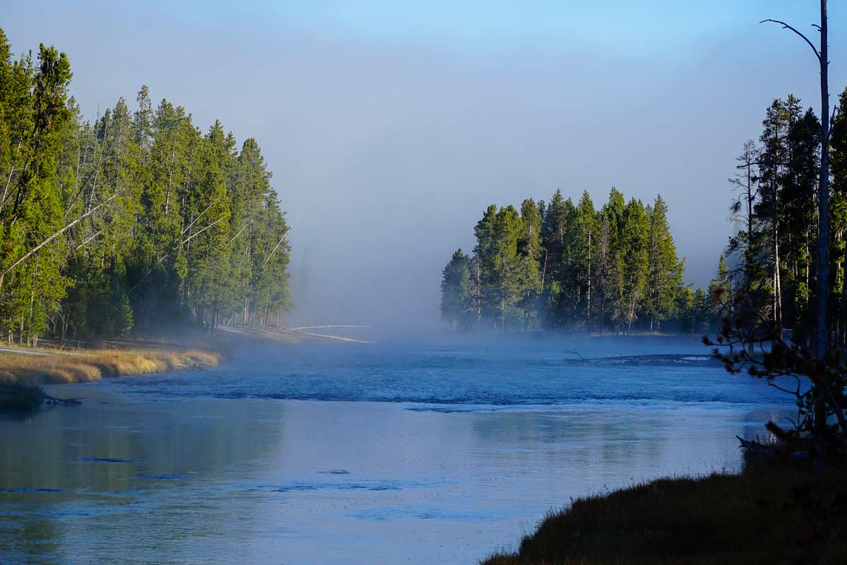 Firehole River im Yellowstone NP