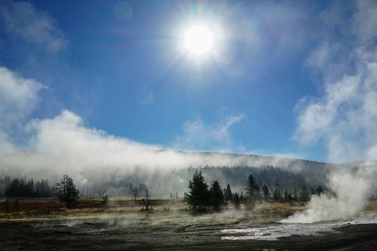 Midway Geysir Basin im Yellowstone NP