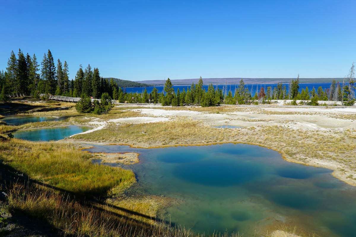 West Thumb Geysir Basin im Yellowstone NP