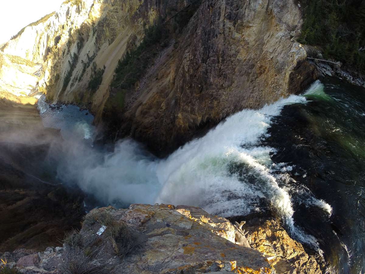 Red Rock Point an den Lower Falls (Yellowstone)