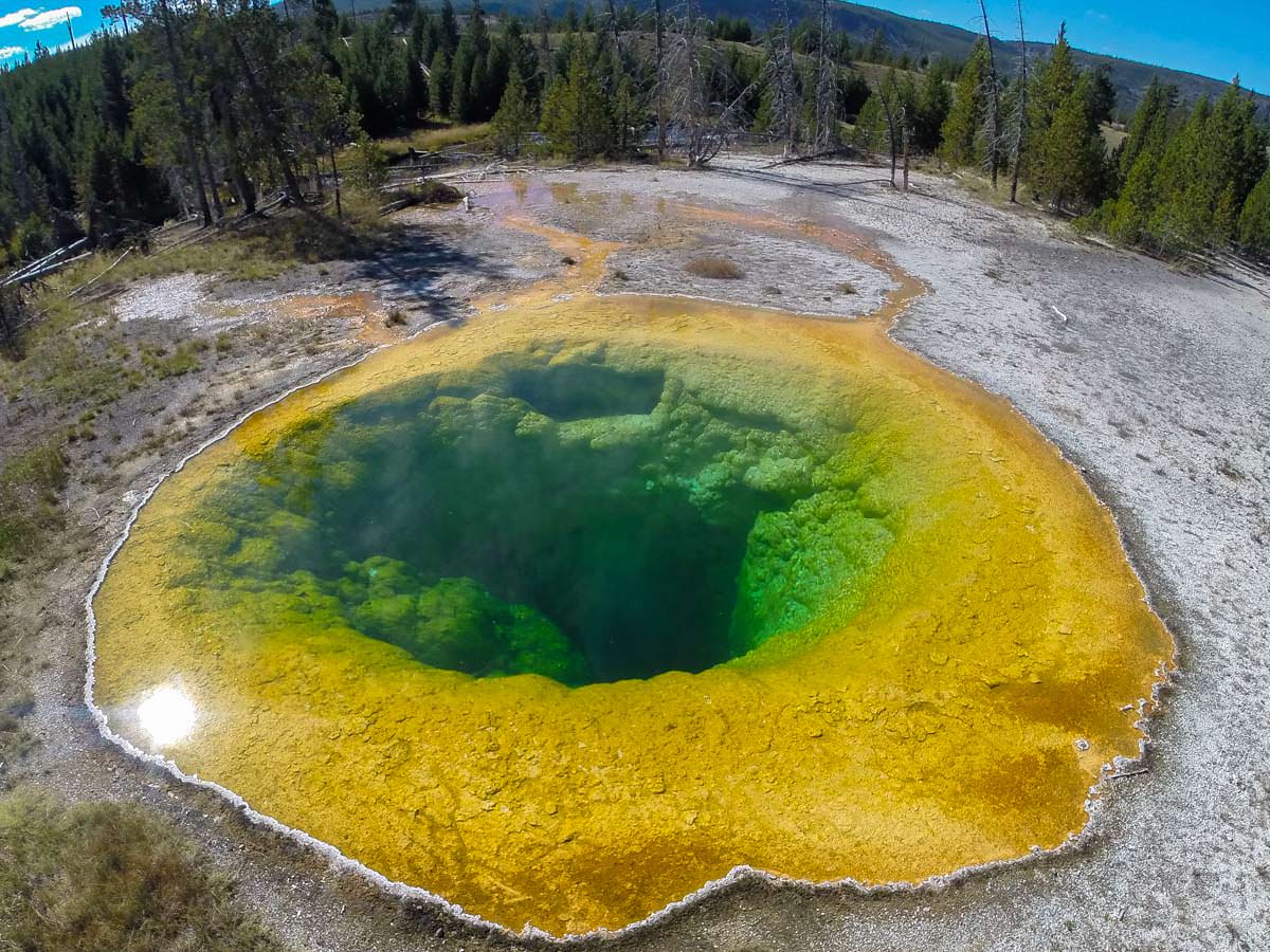 Morning Glory Pool im Yellowstone NP