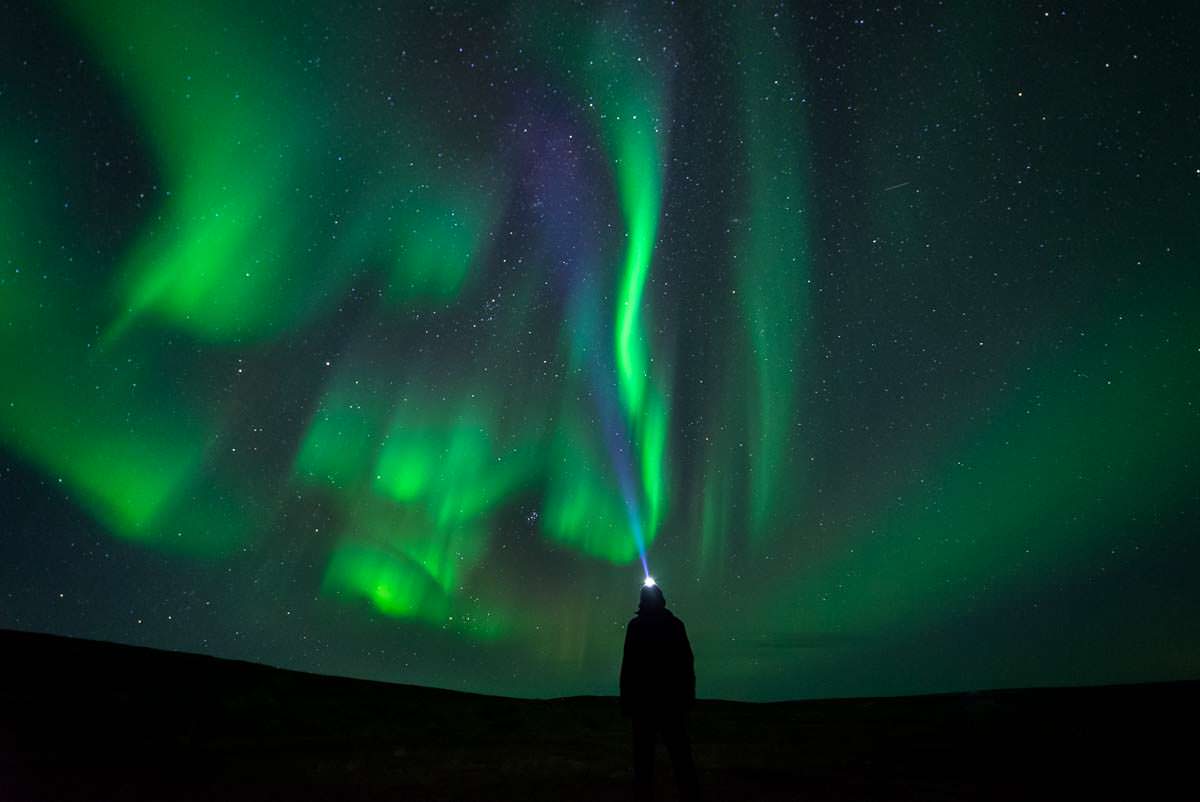 Nordlichter über der Finnmark (Norwegen)