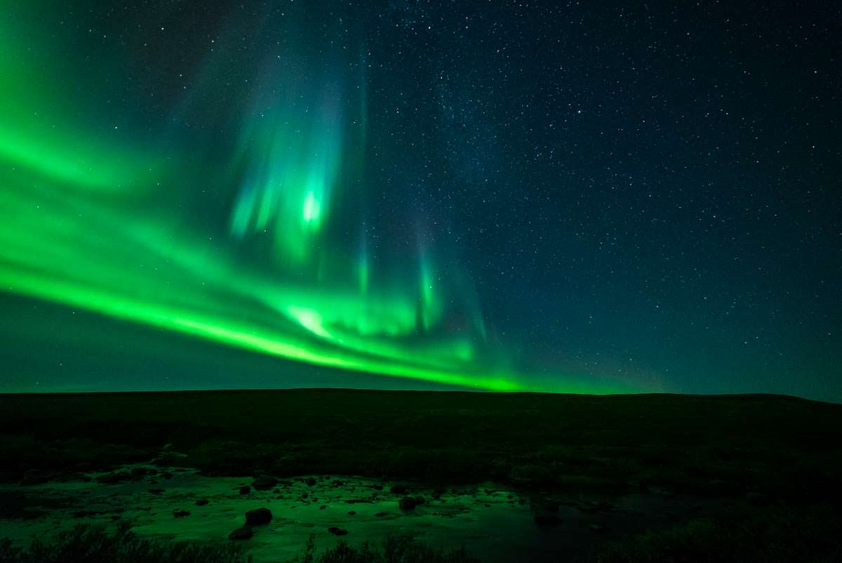 Nordlichter über der Finnmark (Norwegen)