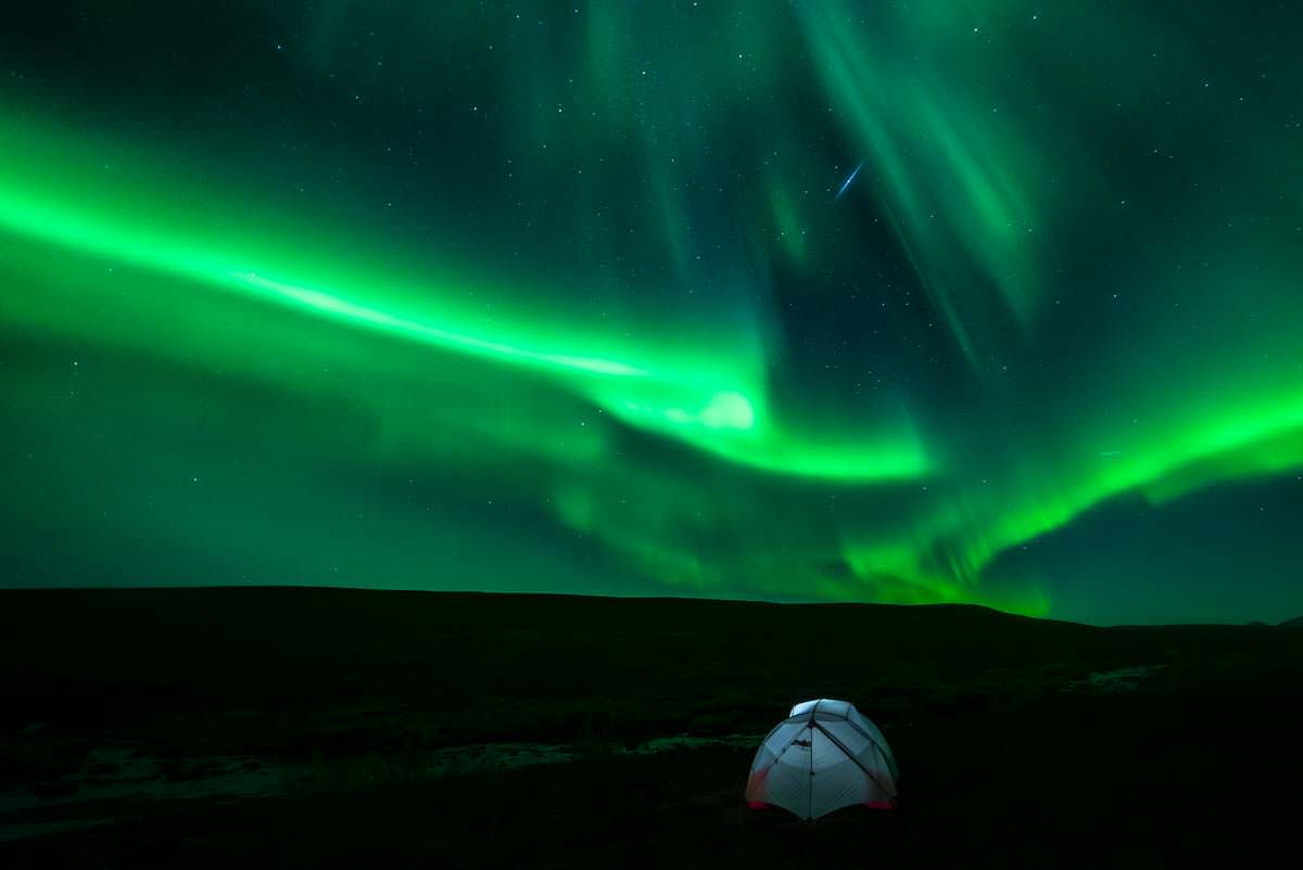 Nordlichter über der Finnmark (Norwegen)