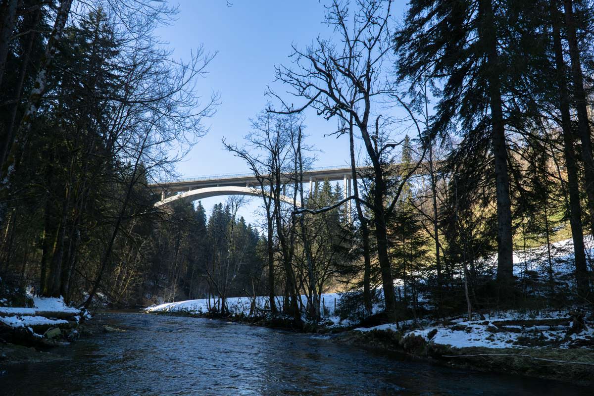 Argentobelbrücke im Eistobel