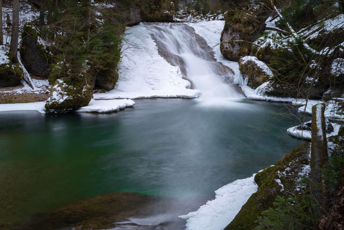 Großer Wasserfall Großer Wasserfall (Eistobel im Winter)